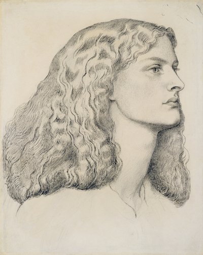 Portrait of Annie Miller by Dante Gabriel Charles Rossetti